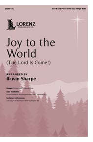 Joy to the World SATB choral sheet music cover Thumbnail
